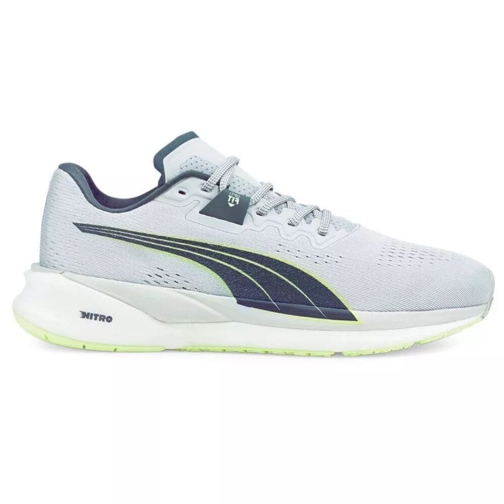 Puma Men’s Eternity Nitro Running Mens Grey Sneakers Athletic Shoes!